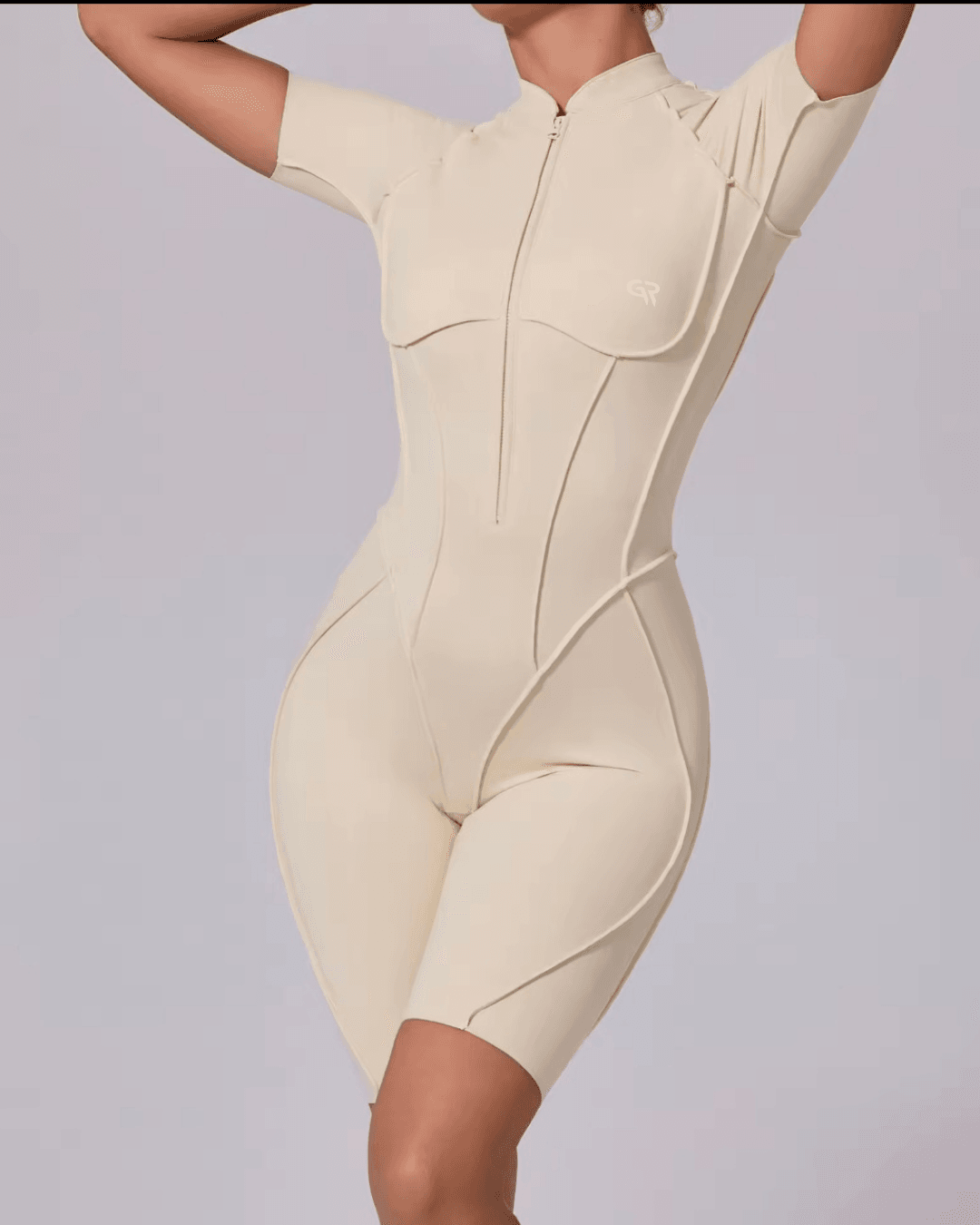 Sculpt Zip Romper™ - GymRevoolt