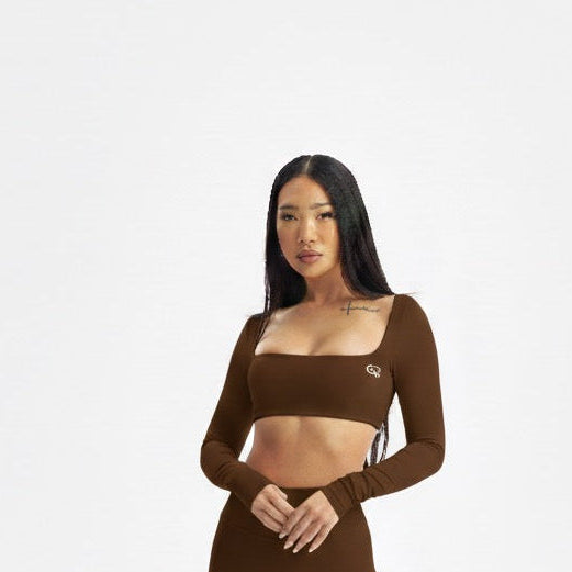 Top SwiftFlex™ cu Decolteu Pătrat