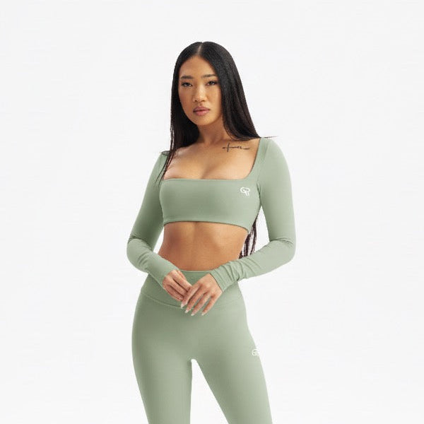 Top SwiftFlex™ cu Decolteu Pătrat